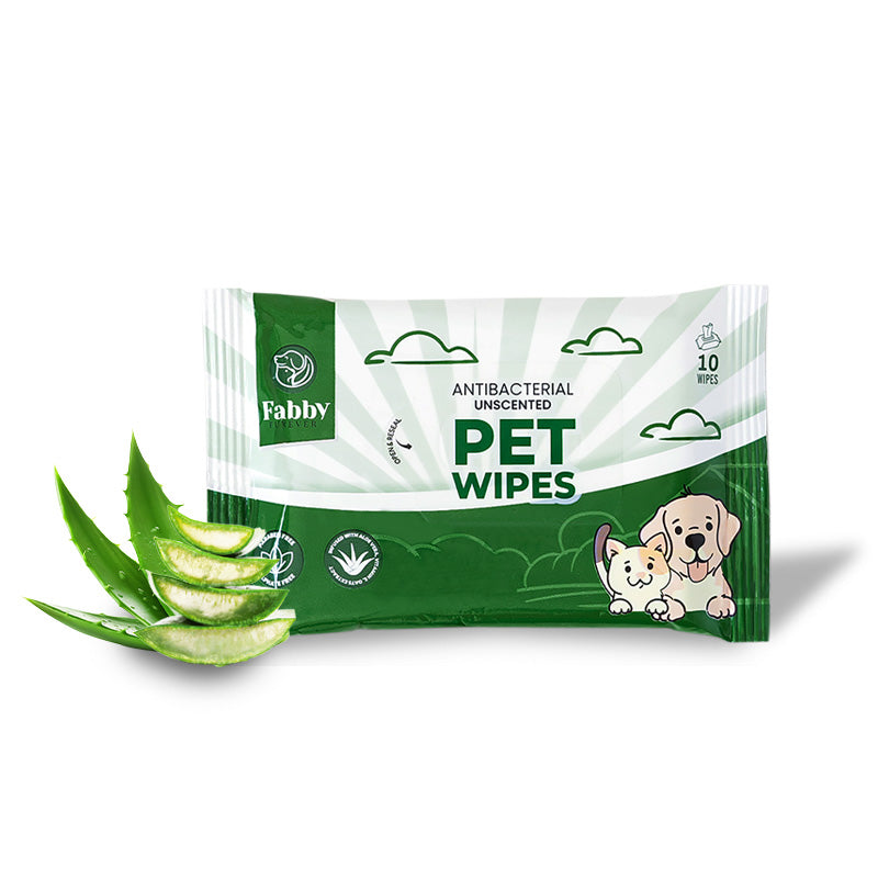Fabby Furever Anti Tick & Flea Waterless Shampoo(200 ml) with Pet Wipes(10 Wipes), Safe & Gentle Grooming for All Breeds